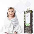 Bamboo Hooded Baby Towel with Face Cloth – 1 Hooded Towel & 1 Washcloth – Ultra by Infancie