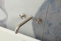 Wall Mount Tub Filler, Two Cross Handle Bathtub Faucet, Extra Long Spout Reach by KOTTISAARI