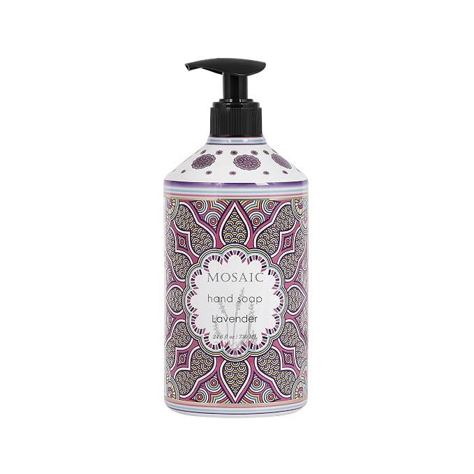 AnatoliaDaphne Mosaic Liquid Hand Soap/Wash Gift Set, Ideal Bathroom Kitchen - Image 5