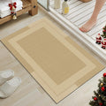 Non Slip Bath Mat, Rubber Backing Ultra Thin Bathroom Rugs Fit Under Door Quick by YDKGL