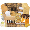 Leopard 32 Pcs Facial Skin Care Set, Spa & Self-Care Gifts, Bath and Body Gifts by RAROSAACCA