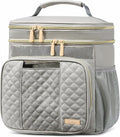 Large Leather Toiletry Bag for Women Men, Bathroom Bag, Water Resistant Shower by Tealari