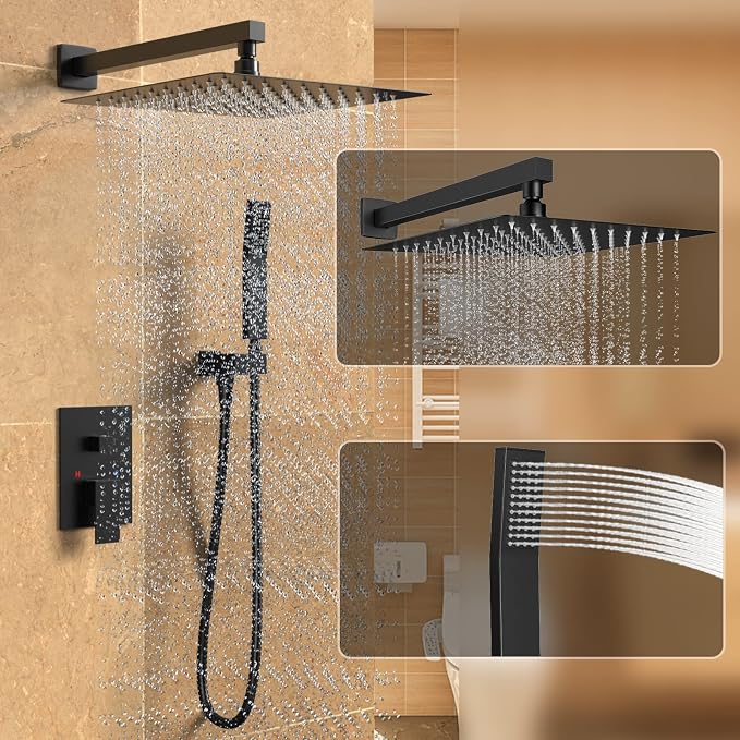 Rain Shower System 12 Inches Shower Head - Image 2
