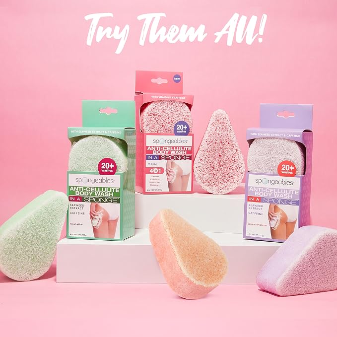 Spongables Pedi Scrub Foot Exfoliating 20+ Wash Sponge, Clean & Fresh - Image 7