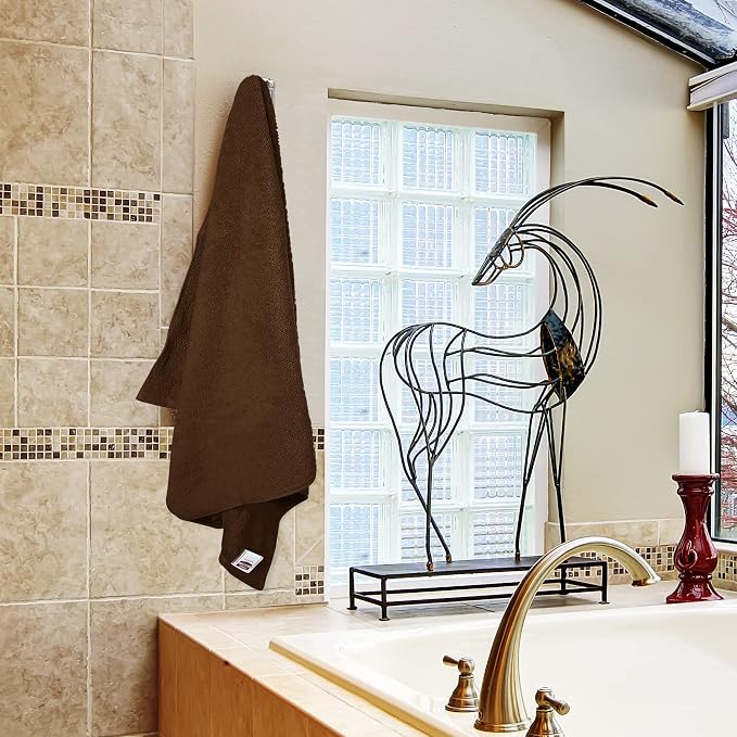 Utopia Towels - Premium Towel Set, Light Brown - 2 Bath Towels, 2 Hand Towels - Image 5