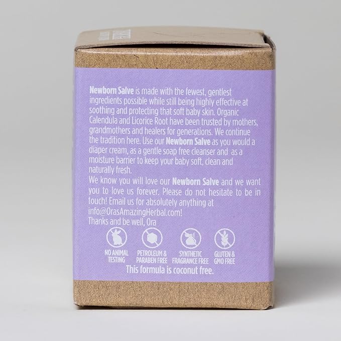 Ora's amazing Herbal, Newborn Salve, Diaper Rash Cream, Calendula Baby Balm - Image 7