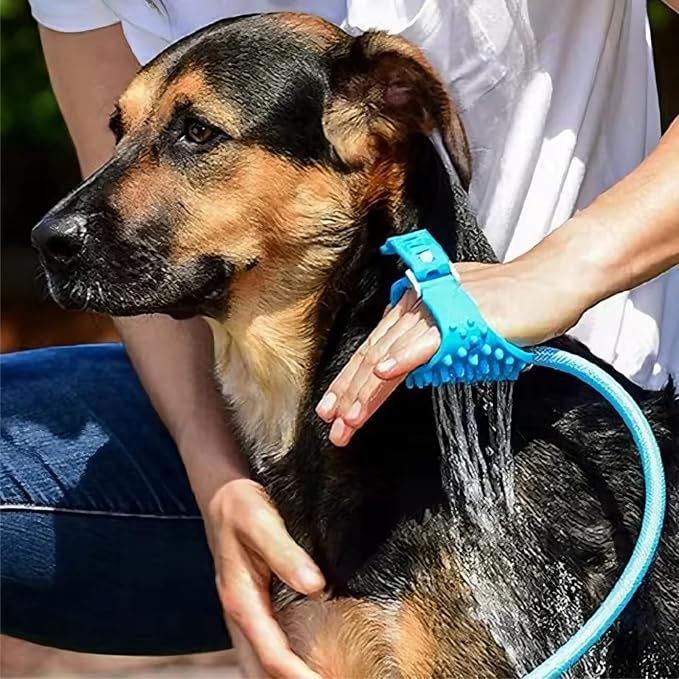 Pet Shower Brush Sprayer Dog Bath Sprayer Cat Grooming Tool – Adjustable Wrist - Image 7