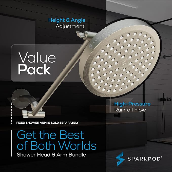 SparkPod Round Rain Shower Head - Image 3