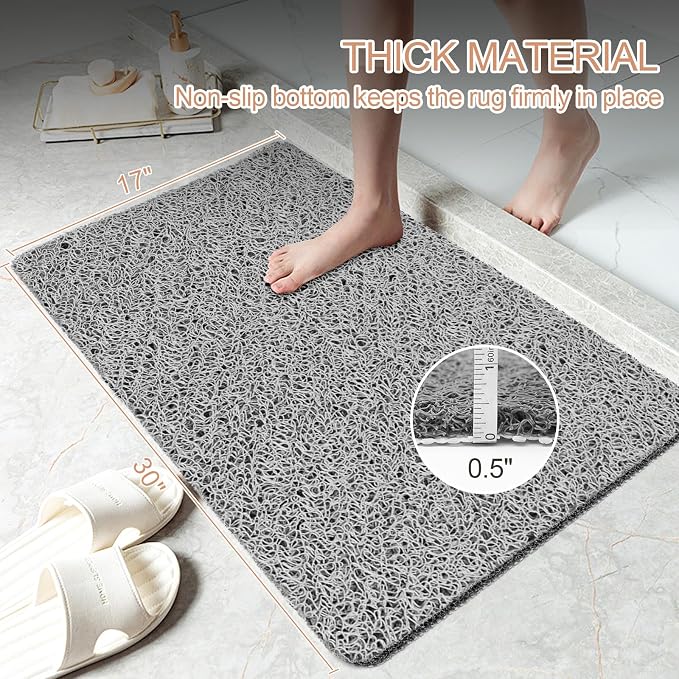 Joyhalo Shower Mats for Showers Anti Slip for Elderly, Bath Tub Mats for - Image 2