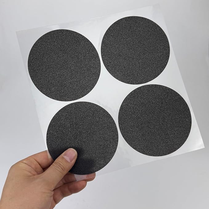 S&X 24 Pcs Anti Slip Shower Stickers, Modern Black Non Slip Bathtub Stickers - Image 9