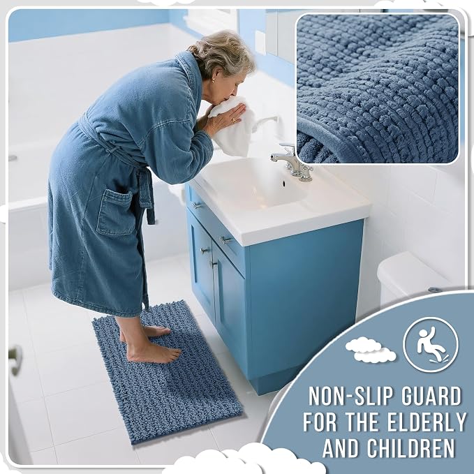 Yimobra Large Bathroom Rugs Non Slip Washable 36x24 Inch - Image 6