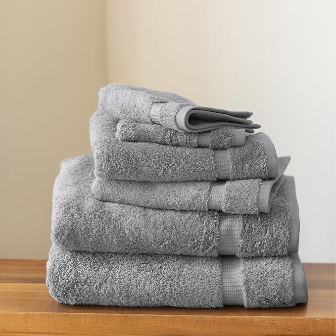 SALBAKOS 100% Turkish Cotton 6-Piece Towel Set | Heirloom Quality Hotel & Spa - Image 2
