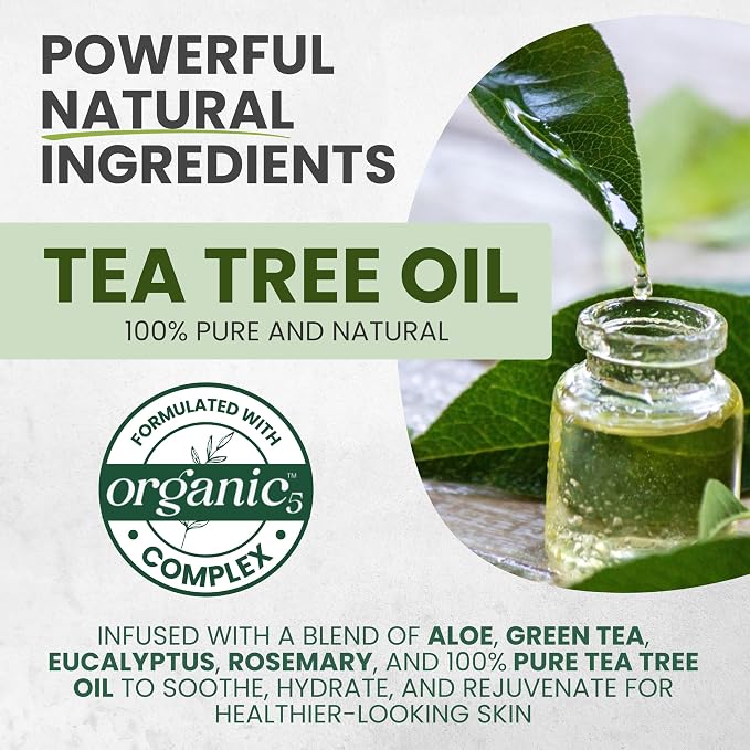 Tea Tree Body Wash MaxTherapy, Itchy Skin Relief, Tea Tree Oil Soap, Soothes - Image 3