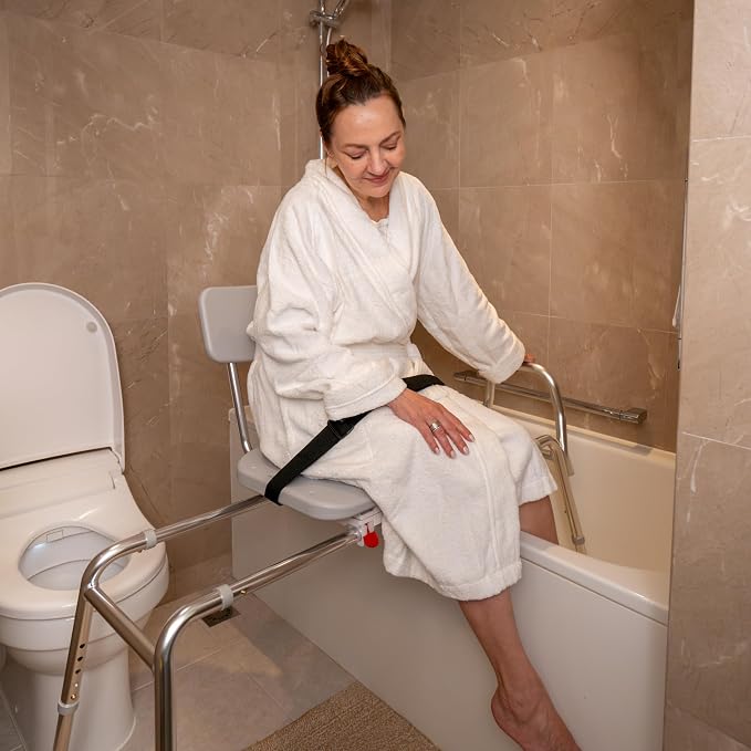 Eagle Health Supplies Sliding Shower Chair Tub Transfer Bench - Image 4