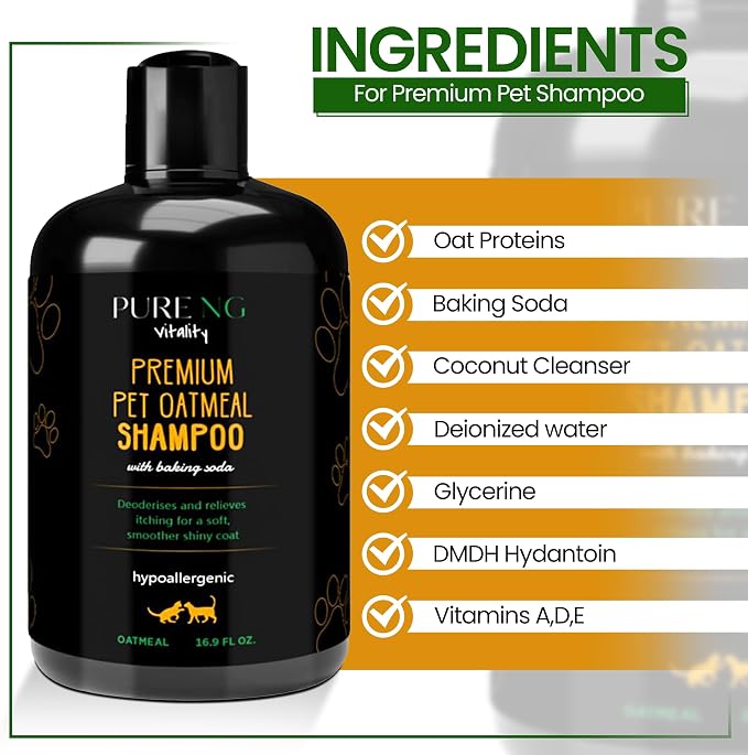 Dry Skin & Anti Itch Shampoo for Dogs | Oatmeal Dog Shampoo | Itchy Skin Relief - Image 6