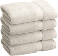 BLUENILEMILLS BNM Egyptian Cotton 4-Piece Towel Set, Includes 4 Hand Towels by Blue+Nile+Mills