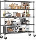 Homdox 5 Tier Heavy Duty Metal Wire Shelving by HOMDOX