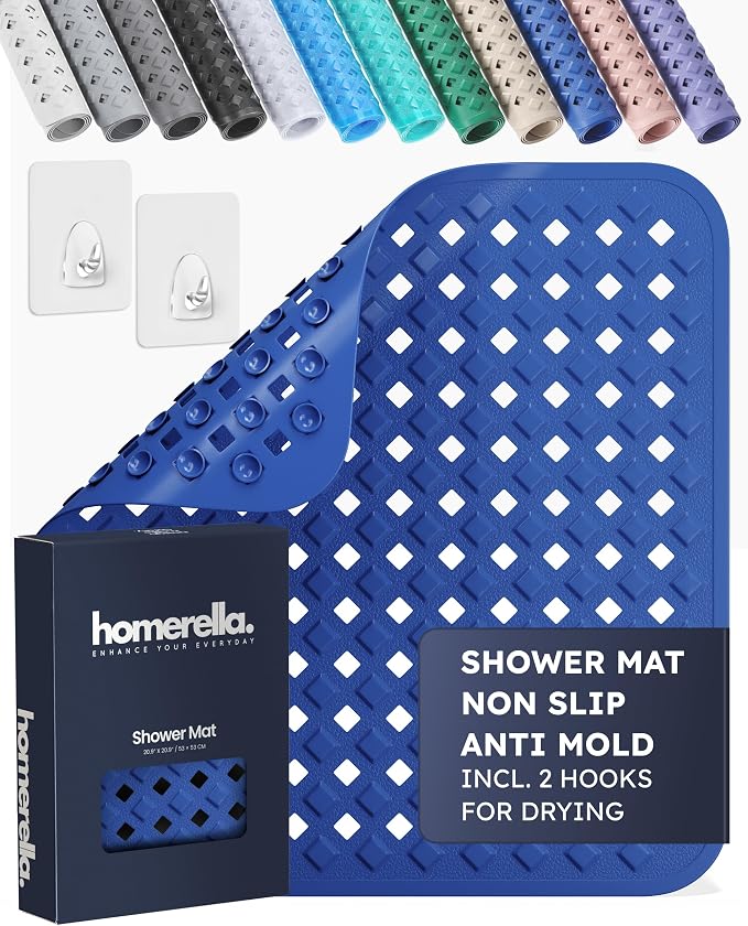 homerella® Shower Mat Non Slip Anti Mold, Non Slip Shower Mats by Homerella