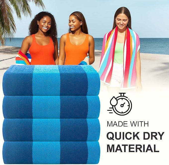 CASA COPENHAGEN Malibu Beach Towels Designed in Denmark Rough and Tough - Image 3