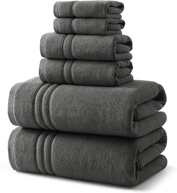REDKISS 6 Piece Luxury Bath Towel Set by REDKISSOnline