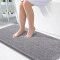 OLANLY Bathroom Rugs 50x30, Extra Soft Absorbent Chenille Bath Rugs, Rubber by OLANLY