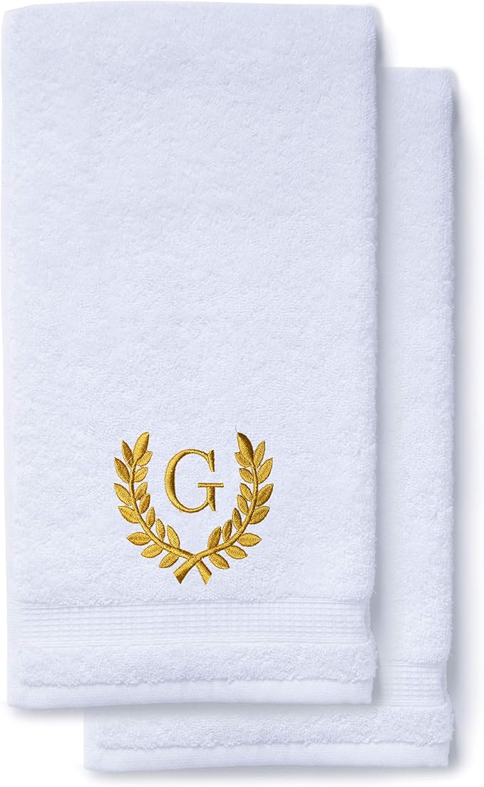 Decorative and Monogrammed Hand Towels by Turquaz