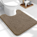 OLANLY Toilet Rugs U-Shaped 24x20, Extra Soft Absorbent Chenille Contour by OLANLY