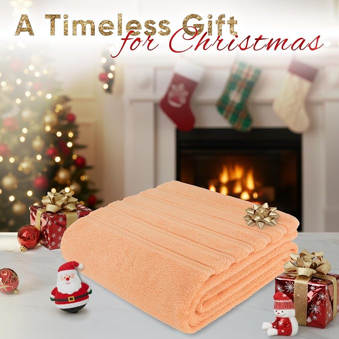 American Soft Linen 35x70 Jumbo Large Bath Towels, 600 GSM 100% Cotton Turkish - Image 2