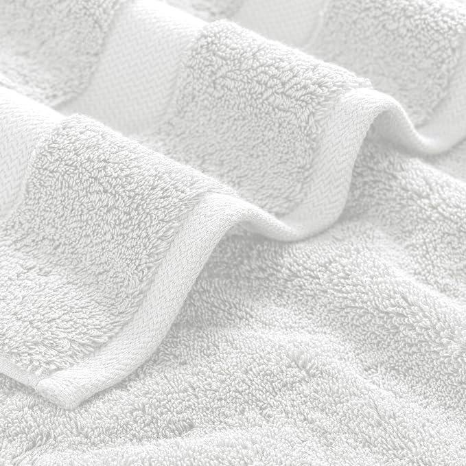 TOWELTIQUE- Organic Cotton Plush Bath Towels Pack of 4 GOTS & Oeko- TEX - Image 6