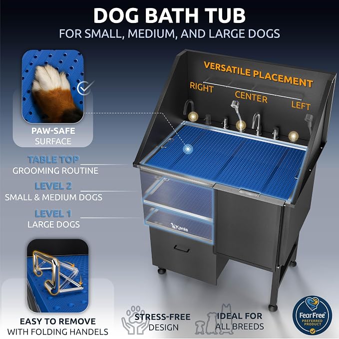 KANIS Black Line Professional Dog Washing Station - Image 6
