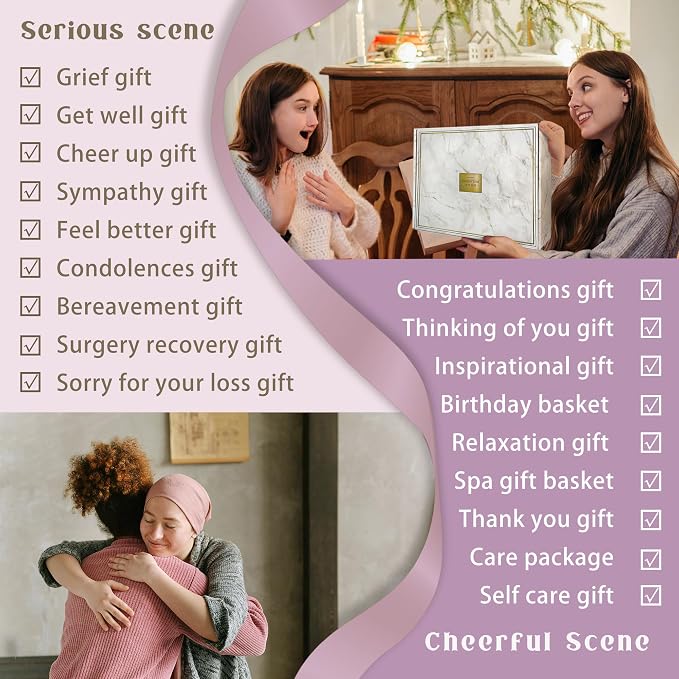 Gift Baskets For Women, Thinking Of you Gifts for Women, Care Package, thank you - Image 2