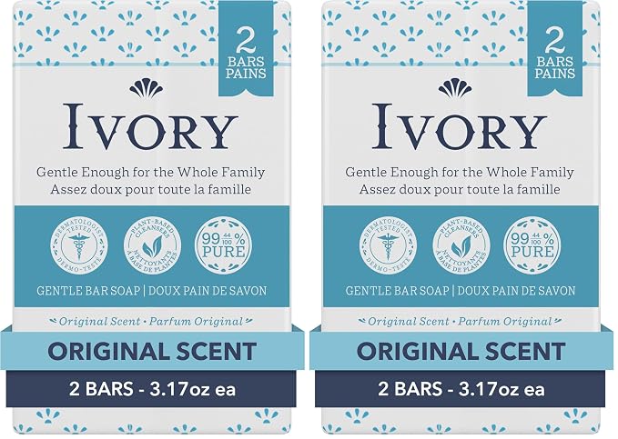 Ivory Gentle Bar Soap Original Scent 3.17 Oz. by Ivory