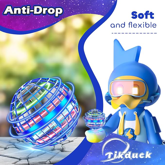 Tikduck Flying Orb Ball 2025 Toys Soaring Hover Boomerang Spinner Hand - Image 5