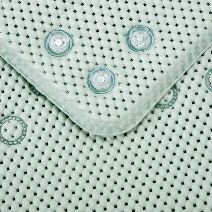 Bathtub Mat Non Slip Ivory 36” X 17” Shower Mat Soft Foam Bath Mats - Image 2