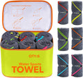 4Monster 4 Pack Microfiber Camping Towel Quick Dry, Super Absorbent Travel Towel by 4Monster