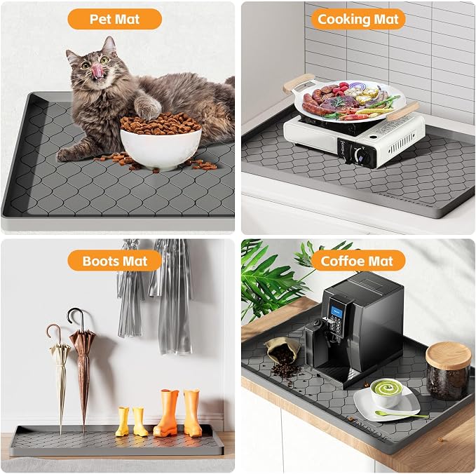 Silicone Under Sink Mat 40" x 19", Kitchen Essentials and Gadgets, Shelf Liner - Image 5