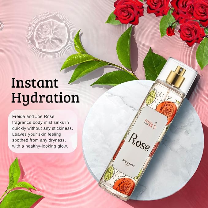 Freida and Joe Rose Elegance Fine Fragrance Body Mist Spray Capturing Timeless - Image 6