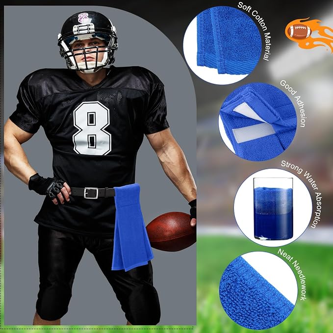 Shimeyao 2 Pcs Cotton Sports Football Towel - Image 3