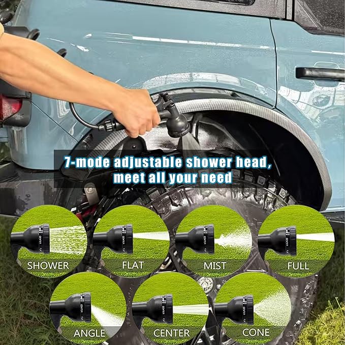4.5Gallon Pressurized Water Tank, Portable Aluminum Camping Shower Water Storage - Image 8