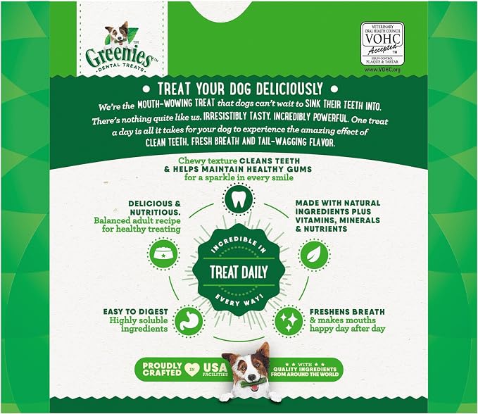 Greenies Veterinarian-Recommended Natural Dental Dog Treats Teenie Size - Image 9