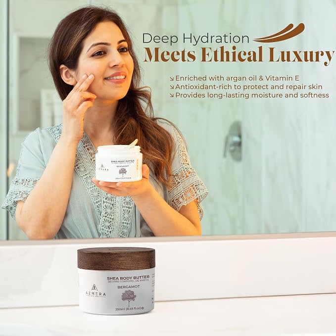 AZMERA Handcrafted Whipped Shea Body Butter – Luxurious Moisturizer - Image 3