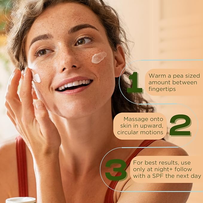 InstaNatural Retinol Moisturizer Nighttime Face Moisturizing Cream, Brightens - Image 4
