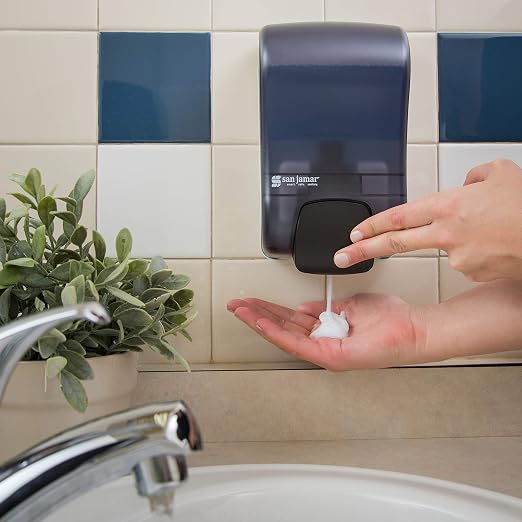 San Jamar Rely Manual Soap Dispenser, Hand Sanitizer Dispenser - Image 5