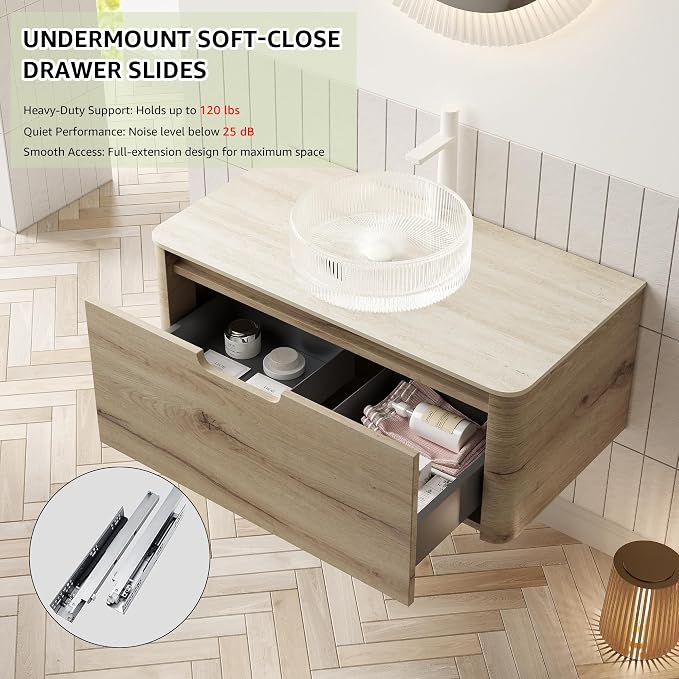 Yayzy 30” Floating Bathroom Vanity - Image 3