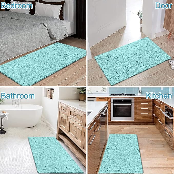godehone Shower Mats Non Slip Without Suction Cups, PVC Loofah Bathroom Mats - Image 5