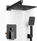 Rain Shower System 10IN Modern Brass Faucet Set by JQBQS