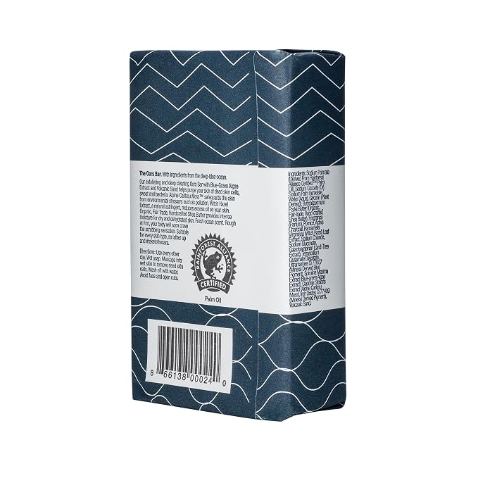 Oars + Alps Blue Charcoal Exfoliating Bar Soap - Image 8