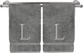 Monogrammed Hand Towel, Personalized Initial Gift, Extra Absorbent 100% Turkish by BareCotton