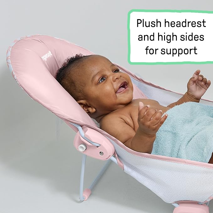 Ingenuity Foldaway 2-Position Bather, 2-Position Adjustable Support Baby Bath - Image 2