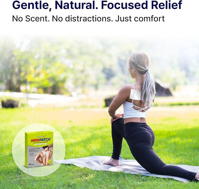 Arnica Hydrogel Pain Relief Patches | Natural Relief - Image 2